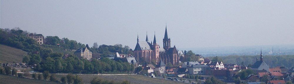 Oberrhein: Blick auf Oppenheim - Foto: Stefan Frerichs / RheinWanderer.de