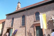 Oberrhein: Sankt-Remigius-Kirche in Osthofen - Foto: Stefan Frerichs / RheinWanderer.de