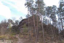 Pfälzerwald: Wachtfelsen bei Dahn - Foto: Stefan Frerichs / RheinWanderer.de