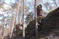 Pfälzerwald: Felstürme am Ungeheuerfelsen - Foto: Stefan Frerichs / RheinWanderer.de