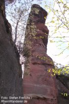 Pfälzerwald: Theoturm am Lämmerfelsen - Foto: Stefan Frerichs / RheinWanderer.de