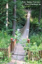 Mittelrhein: Hängebrücke im Binger Wald - Foto: Stefan Frerichs / RheinWanderer.de