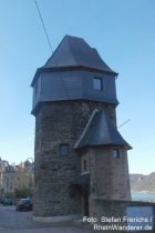 Mittelrhein: Hexenturm von Sankt Goar - Foto: Stefan Frerichs / RheinWanderer.de