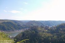 Mittelrhein: Blick auf Burg Rheinfels - Foto: Stefan Frerichs / RheinWanderer.de