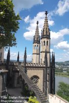 Mittelrhein: Schlosskapelle von Schloss Stolzenfels - Foto: Stefan Frerichs / RheinWanderer.de