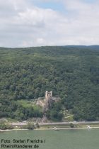 Mittelrhein: Blick auf Burg Rheinstein - Foto: Stefan Frerichs / RheinWanderer.de