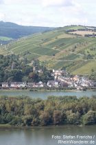 Mittelrhein: Blick auf Niederheimbach - Foto: Stefan Frerichs / RheinWanderer.de