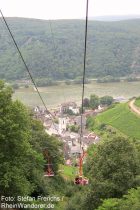 Mittelrhein: Sesselbahn bei Assmannshausen - Foto: Stefan Frerichs / RheinWanderer.de