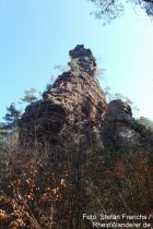 Pfälzerwald: Blick auf den Hornstein - Foto: Stefan Frerichs / RheinWanderer.de