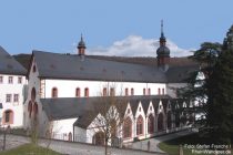 Inselrhein: Basilika von Kloster Eberbach - Foto: Stefan Frerichs / RheinWanderer.de