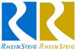 Markierungen von Hauptwegen und Zuwegen des Rheinsteigs
