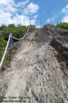 Mittelrhein: Kletteranstieg am Fladenberg - Foto: Stefan Frerichs / RheinWanderer.de