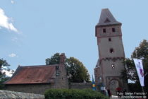 Odenwald: Torturm zur Kernburg von Burg Frankenstein - Foto: Stefan Frerichs / RheinWanderer.de