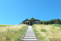 Mosel: Treppe zu den römischen Grabkammern bei Nehren - Foto: Stefan Frerichs / RheinWanderer.de