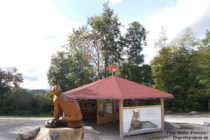 Obere Donau: Luchs-Info-Point bei Burg Wildenstein - Foto: Stefan Frerichs / RheinWanderer.de