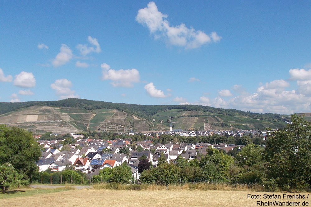 Ahr: Blick auf Ahrweiler - Foto: Stefan Frerichs / RheinWanderer.de