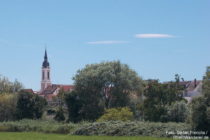 Neckar: Blick auf Edingen - Foto: Stefan Frerichs / RheinWanderer.de