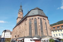 Neckar: Heiliggeistkirche in Heidelberg - Foto: Stefan Frerichs / RheinWanderer.de