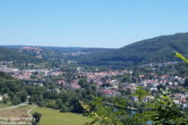 Neckar: Blick auf Neckargemünd - Foto: Stefan Frerichs / RheinWanderer.de