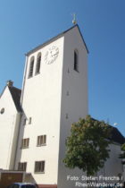 Odenwald: Sankt-Bartholomäus-Kirche in Laudenbach - Foto: Stefan Frerichs / RheinWanderer.de