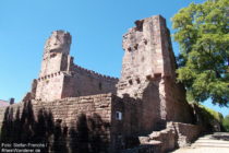 Neckar: Kernburg der Burg Dilsberg - Foto: Stefan Frerichs / RheinWanderer.de