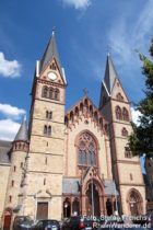 Odenwald: Sankt-Peter-Kirche in Heppenheim - Foto: Stefan Frerichs / RheinWanderer.de
