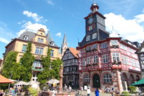 Odenwald: Rathaus am Marktplatz von Heppenheim - Foto: Stefan Frerichs / RheinWanderer.de