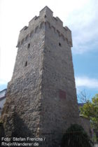 Odenwald: Roter Turm in Bensheim - Foto: Stefan Frerichs / RheinWanderer.de