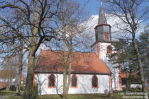 Oberrhein: Evangelische Laurentiuskirche in Wörrstadt - Foto: Stefan Frerichs / RheinWanderer.de