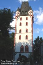 Oberrhein: Holzturm in Mainz - Foto: Stefan Frerichs / RheinWanderer.de