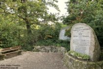 Odenwald: Liederkranzdenkmal oberhalb von Schriesheim - Foto: Stefan Frerichs / RheinWanderer.de