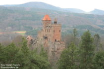 Pfälzerwald: Burg Berwartstein bei Erlenbach - Foto: Stefan Frerichs / RheinWanderer.de