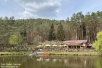 Pfälzerwald: Paddelweiher-Hütte im Queichtal - Foto: Stefan Frerichs / RheinWanderer.de