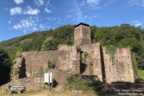 Neckar: Hinterburg von Neckarsteinach - Foto: Stefan Frerichs / RheinWanderer.de