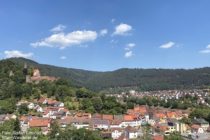 Neckar: Blick auf Hirschhorn - Foto: Stefan Frerichs / RheinWanderer.de