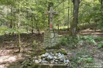 Taunus: Sauer-Kreuz im Wald bei Eppstein - Foto: Stefan Frerichs / RheinWanderer.de