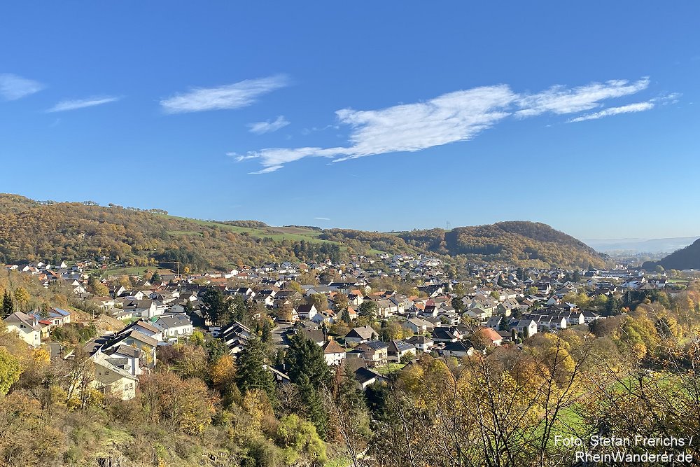 Nahe: Blick vom Rotenberg auf Simmertal - Foto: Stefan Frerichs / RheinWanderer.de