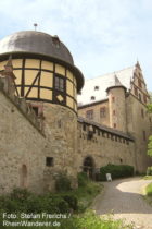 Taunus: Prinzenturm und Mittelburg von Burg Kronberg - Foto: Stefan Frerichs / RheinWanderer.de
