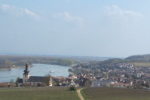 Der nördliche Oberrhein bei Nierstein - Foto: Stefan Frerichs / RheinWanderer.de