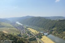 Mosel: Blick von Eller Todesangst moselabwärts - Foto: Stefan Frerichs / RheinWanderer.de