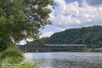 Mosel: Doppelstockbrücke Alf-Bullay - Foto: Stefan Frerichs / RheinWanderer.de