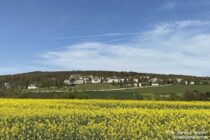 Inselrhein: Blick auf die Klinik Eichberg im Rheingau - Foto: Stefan Frerichs / RheinWanderer.de