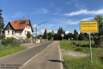 Pfälzerwald: Ortseingang von Hermersbergerhof - Foto: Stefan Frerichs / RheinWanderer.de