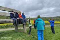 Ahr: Wanderblogger an der Riesenbank bei Heimersheim - Foto: Stefan Frerichs / RheinWanderer.de