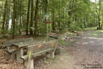 Pfälzerwald: Rastplatz in der Nähe des Winschertfelsens - Foto: Stefan Frerichs / RheinWanderer.de