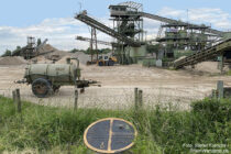 Niederrhein: Uranus-Tafel am Kieswerk - Foto: Stefan Frerichs / RheinWanderer.de