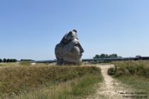 Deltarhein: Wanderweg am "Gesicht von Nimwegen" - Foto: Stefan Frerichs / RheinWanderer.de