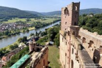Spessart: Kleiner Bergfried der Henneburg - Foto: Stefan Frerichs / RheinWanderer.de