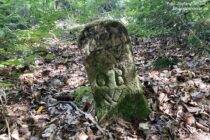 Spessart: Alter Grenzstein nahe dem Posthalterkreuz - Foto: Stefan Frerichs / RheinWanderer.de