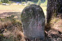 Spessart: Alter Grenzstein von 1740 nahe dem Waldmichelbacher Hof - Foto: Stefan Frerichs / RheinWanderer.de